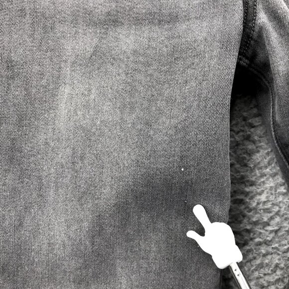 SPANX Womens Size XS Gray Distressed Raw Hem Mid Rise Skinny Ankle Jegging Jeans - Picture 4 of 16